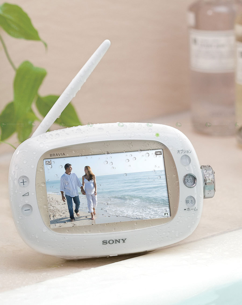 Illustration for article titled Sony's XDV-W600 Portable TV Does Something Like No Other Bravia: Goes Bathing